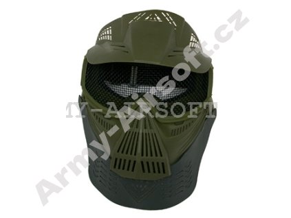 Maska STTi P-50 zelená  Airsoft