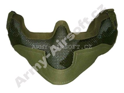 Mřížkový Face protector - Zelená - ACM  Airsoft