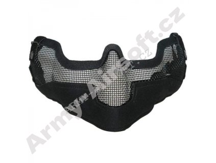 Mřížkový Face protector - Black - TCM  Airsoft