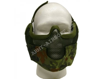 Mřížkový Face protector - Flecktarn - ACM