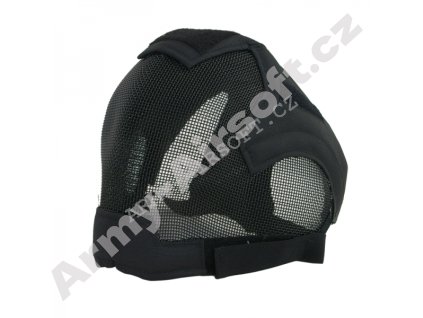 Mřížkový chránič hlavy - Černý - ACM  Airsoft