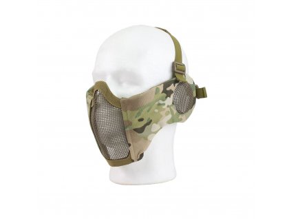 Face protector mřížkový s chrániči uší Multica - ASG  Airsoft
