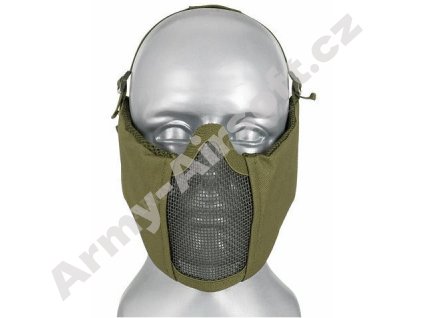 Maska ocelová v.2 přes uši Olive - ACM  Airsoft