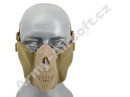 Maska na obličej SKULL Coyote - CS  Airsoft