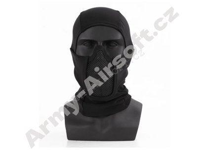 Maska Shadow Warrior s kuklou Černá - Emerson  Airsoft