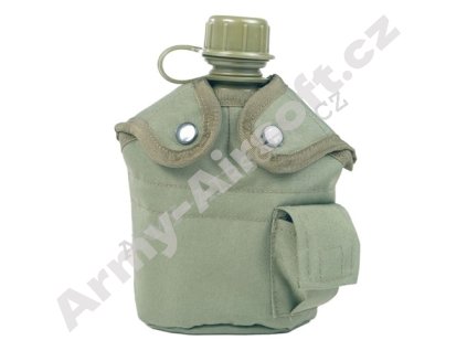 US polní láhev s obalem a pitítkem zelená  Army shop