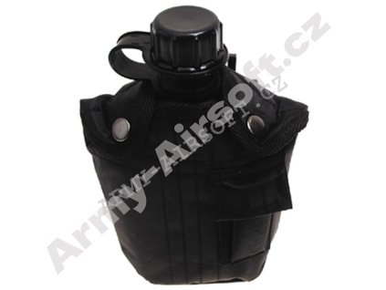 Polní láhev - černá - nylon  Army shop