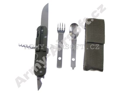 Sada příborů s pouzdrem  Army shop