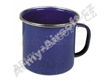 Hrnek smalt modrý 0,35L  Army shop