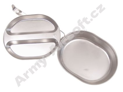 Nádobí jídelní US 2ks nerezové - MFH  Army shop