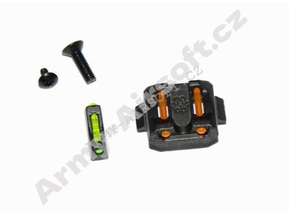 WET přední a zadní mířidlo pro WE Glock, díl číslo 44, 45, 46, 58  Airsoft