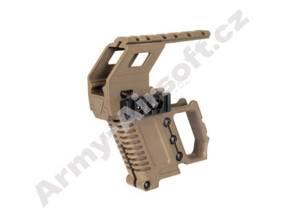Taktický KIT GB-37 s RIS pro náhradní zásobník pro Glock 17/18/19 - TAN - Ultimate Tactical  Airsoft