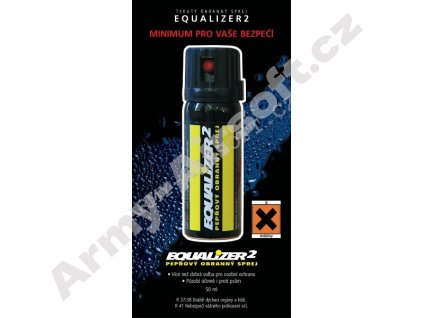 Obranný plyn EQUALIZER2 tekutá střela - 50ml, 40ml  Obrana