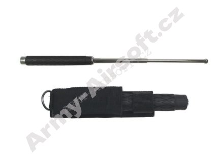 Obušek teleskopický 53 cm STŘÍBRNÝ - MFH  Obrana