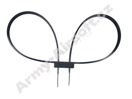 Pouta jednorázová plastová 10ks Černá - MFH  Obrana