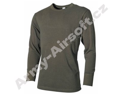 Triko BW dlouhý rukáv zateplené ZELENÉ - MFH  Maskáče