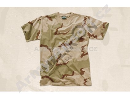 Tričko s krátkým rukávem Helikon - DESERT US  Maskáče