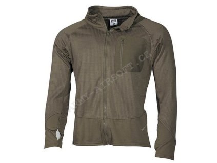 Triko tactical termofleece Zelené - MFH  Maskáče