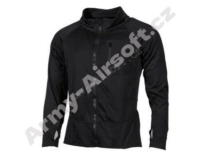 Triko tactical termofleece Černé - MFH  Maskáče