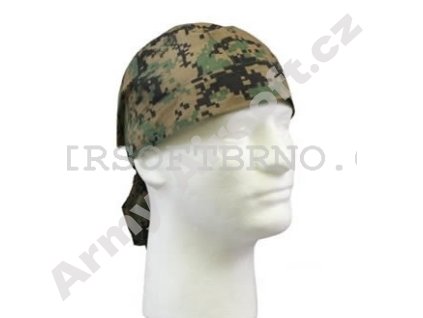 Šátek HEADWRAP WOODLAND DIGITAL CAMO - marpat  Maskáče