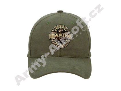 Čepice MARINE CORPS LABEL BASEBALL ZELENÁ  Maskáče