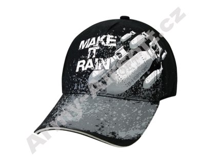 Čepice DELUXE MAKE IN RAIN BASEBALL ČERNÁ  Maskáče