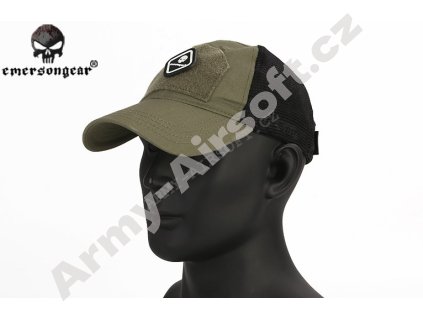 Vojenská kšiltovka se síťkou Ranger Green - Emerson  Maskáče