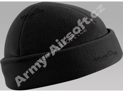 Kulich - zimní čepice Helikon fleece - ČERNÁ  Maskáče