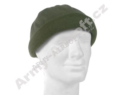 Čepice ROUND pletená typ HONZA ZELENÁ  Maskáče