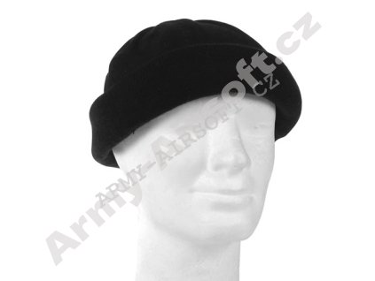 Čepice ROUND pletená typ HONZA ČERNÁ  Maskáče