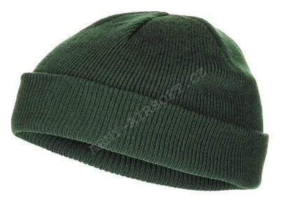 Čepice pletená krátká Zelená - MFH
