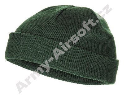 Čepice pletená krátká Zelená - MFH  Maskáče