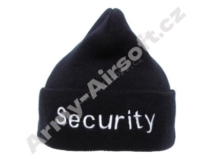 Čepice SECURITY pletená ČERNÁ - MFH  Maskáče