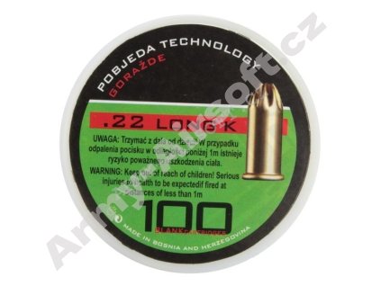 Startovací náboje 6mm Long revolver 100ks