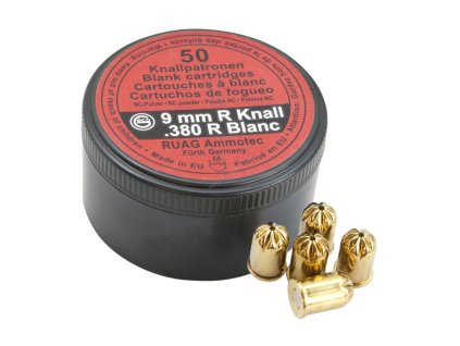 Startovací náboje 9mm revolver 50ks - Ruag Geco