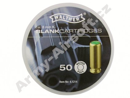 Startovací náboje 8mm pistole 50ks Walther