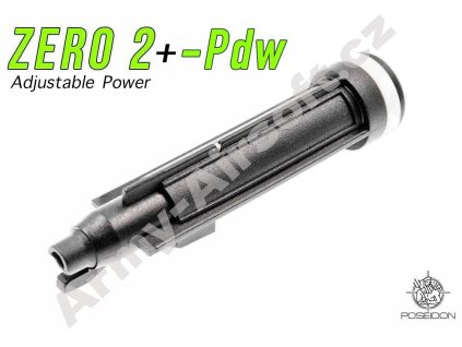 Airsoft anti-icer kompletní tryska/pístnice s regulací výkonu pro WE PDW GBB - Poseidon  Airsoft