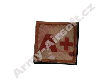 Nášivka krevní skupina A+ (POS) Multicam - ACM  Army shop