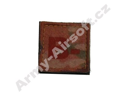 Nášivka krevní skupina B- (NEG) Multicam - ACM  Army shop