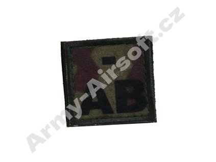Nášivka krevní skupina AB- (neg) vz.95 - ACM  Army shop