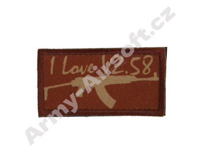 Nášivka I LOVE Vz.58 Coyote  Army shop