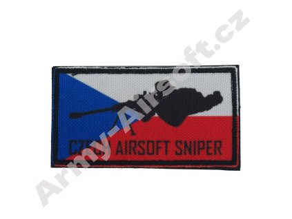 Nášivka CZECH AIRSOFT SNIPER barevný  Army shop