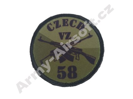 Nášivka CZECH VZ 58 zelená  Army shop