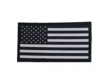 Nášivka US Vlaječka black/white