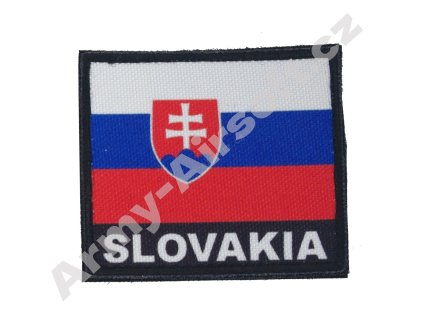 Nášivka vlajka SK bojová 7x6 barevná  Army shop