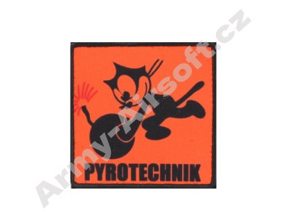 Nášivka PYROTECHNIK Kocour  Army shop