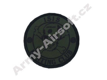 Nášivka ISIS hunting club zelený  Army shop