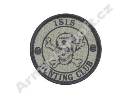 Nášivka ISIS hunting club šedý  Army shop