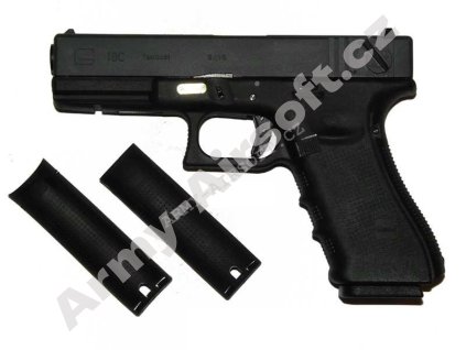 Zapůjčení zbraně Glock 18C Gen4 - kovový závěr, blowback WE  Airsoft