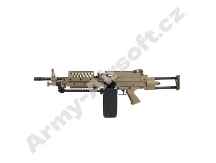 Airsoftový kulomet MK-46 TAN - CYBG  Airsoft